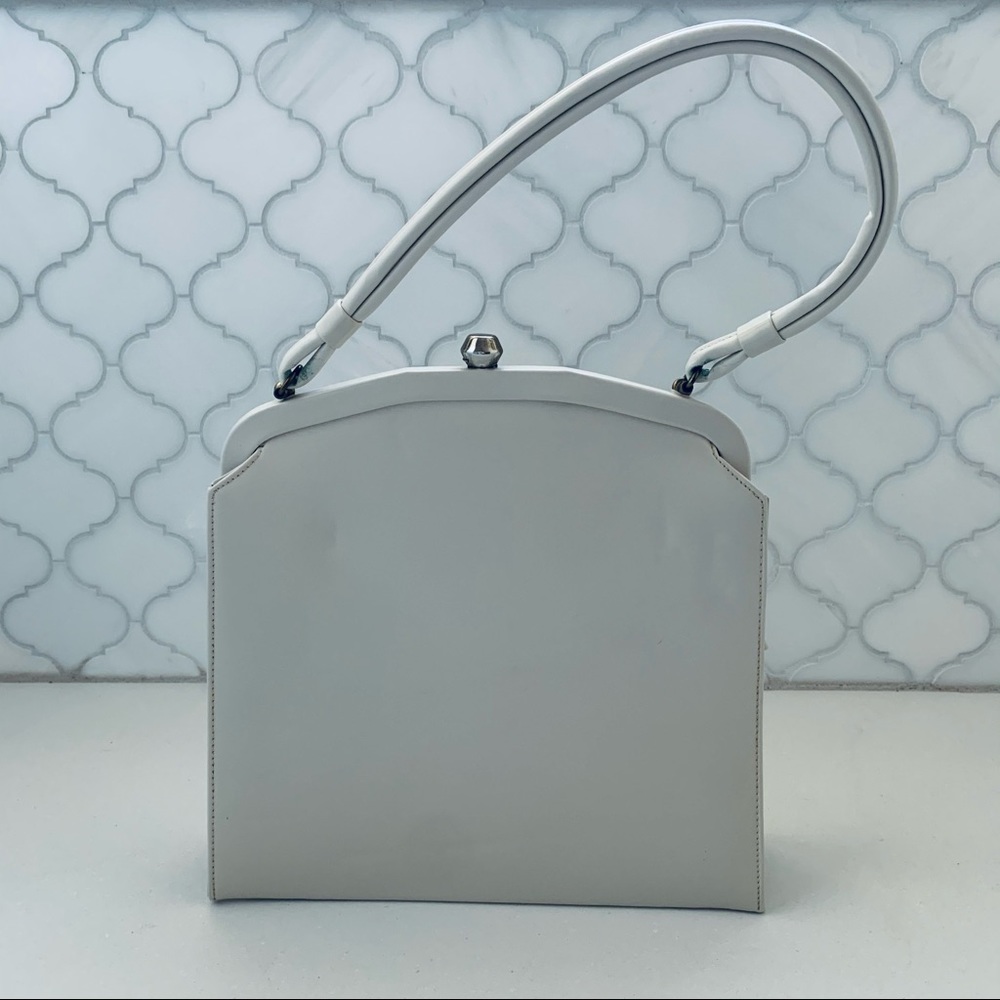 Vintage 1960s Theodor Cream Handbag - Picture 5 of 16